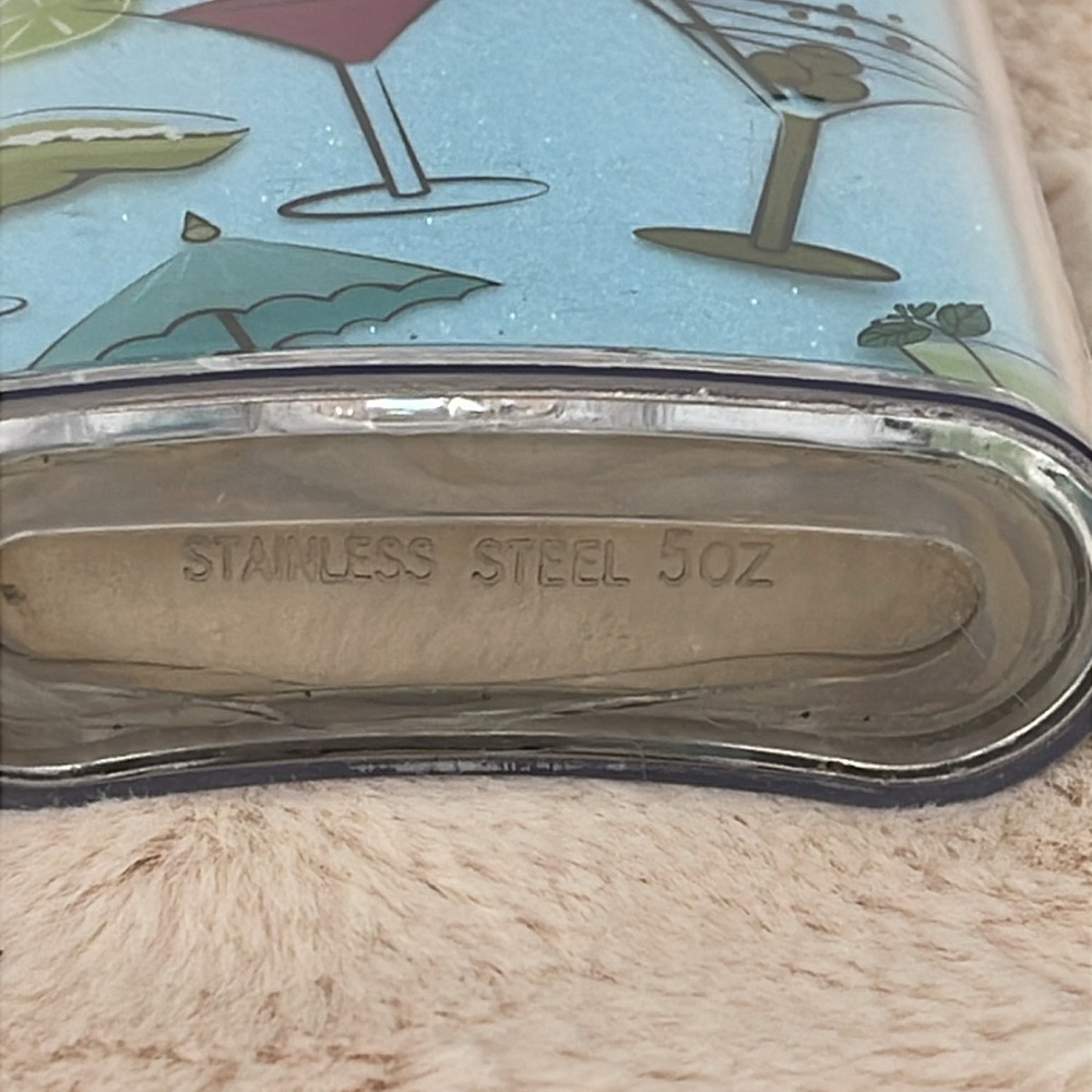 Blue Cocktail Flask - Picture 3 of 4